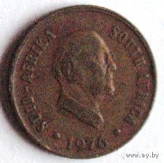 ЮАР (Южная Африка), 1 цент 1976 юбилейная "Окончание президентства Джейкоба Фуше"