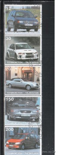 Таджикистан-1998,   гаш., Автомобили (полная серия)