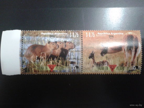Аргентина 1996 Фауна, сцепка Михель-5,5 евро