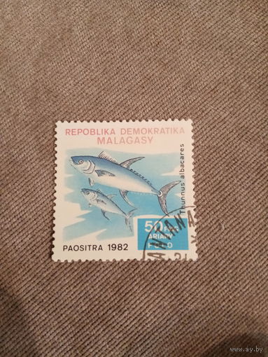 Мадагаскар 1982. Рыбы. Тунец
