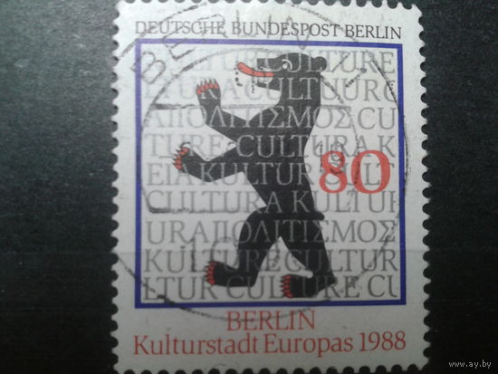 Берлин 1988 герб Берлина Михель-2,5 евро гаш.