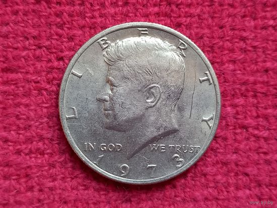 США 50 центов 1973 г. Кеннеди.
