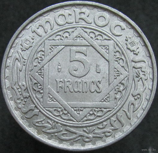 1к Марокко 5 франков 1951 ТОРГ уместен  распродажа коллеции