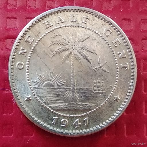 Либерия 1/2 цента 1941 г. #40137
