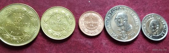 Гондурас, набор монет 1992-1995 гг.
