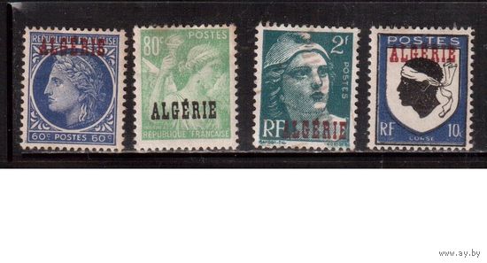 Алжир-1945,(Мих.225-) *  , Стандарт, Надп.