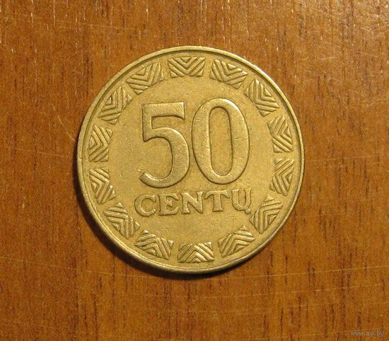 Литва - 50 центов - 2000