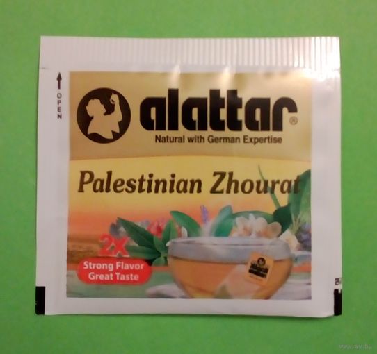 Чай пакетированный-Палестина-1 пакетик.