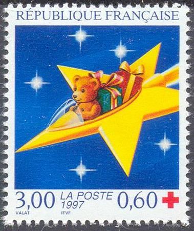 Франция мишка Красный крест звезда