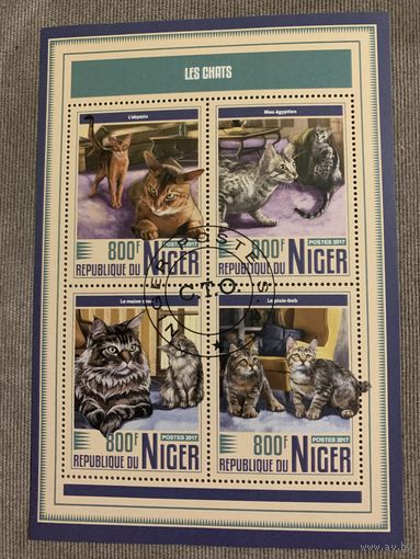 Нигер 2017. Домашние кошки. Малый лист