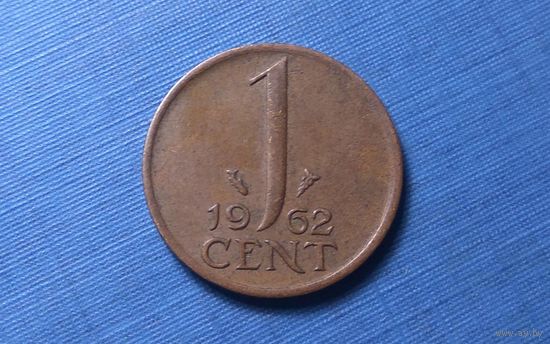 1 цент 1962. Нидерланды.