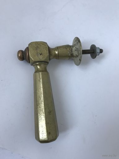 Старая дверная ручка Латунь/бронза