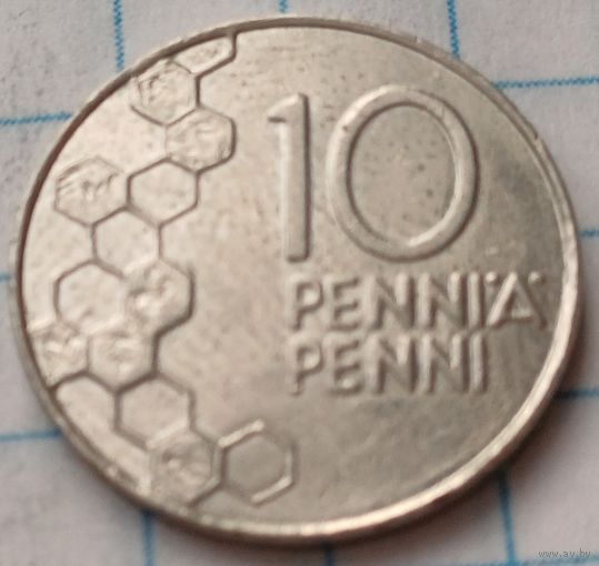 Финляндия 10 пенни, 1995     ( 2-3-5 )