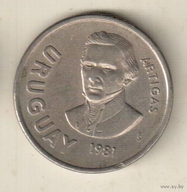 Уругвай 10 новых песо 1981