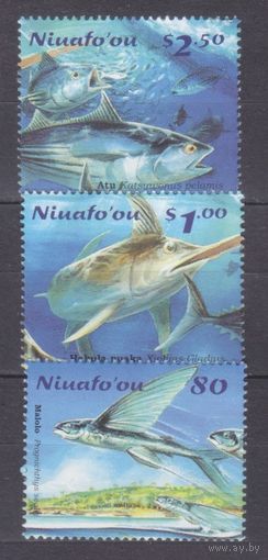2001 Ниуафоу 375-377 Морская фауна 12,00 евро