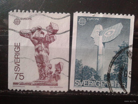 Швеция 1974 Европа, скульптуры Полная серия
