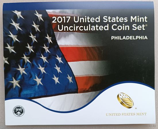 США. Годовой набор монет 2017г.Филадельфия.
