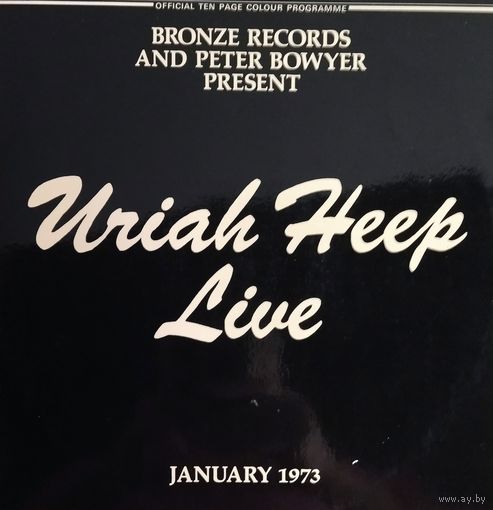 Uriah Heep /Live/1973, Bronze, 2LP, Germany, Book