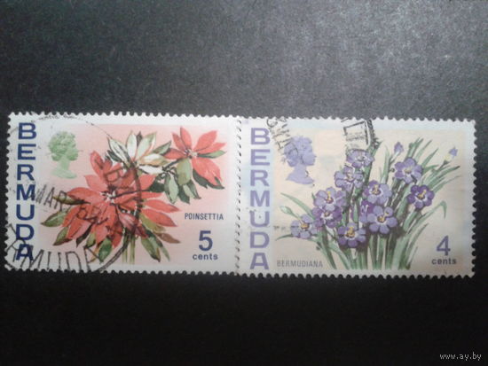 Бермуды 1970 колония Англии Цветы