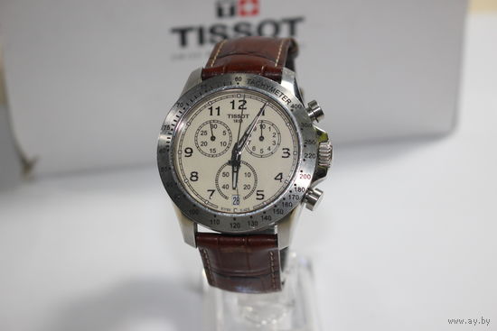 Швейцарские кварцевые часы Tissot V8 Quartz Chronograph T106.417.16.262.00, Оригинал