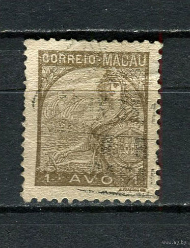 Португальские колонии - Макао - 1934 - Аллегория 1А - [Mi.274] - 1 марка. Гашеная.  (Лот 23Ct)