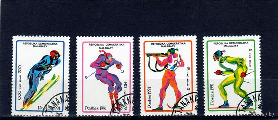 Мадагаскар.Зимние Олимпийские игры.Альбертвилль.1992.
