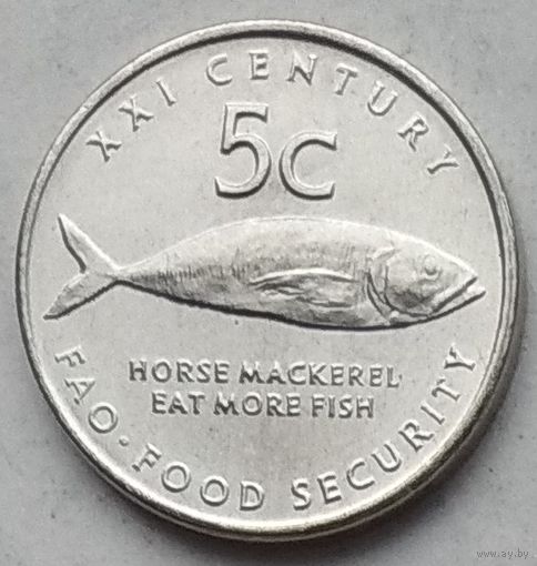Намибия 5 центов 2000 г. ФАО