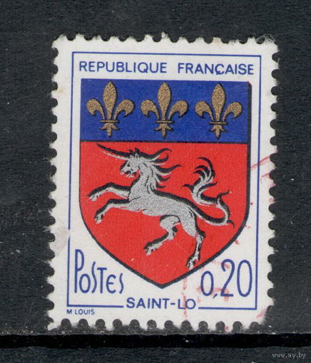 Франция /1966/ Геральдические животные / Гербы / Michel #FR 1570x