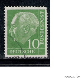 Германия ФРГ 1954-6 Т. Хойс бундеспрезидент Стандарт