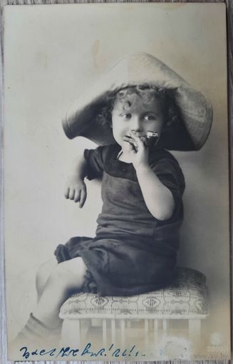 Детская сюжетная фотооткрытка. Германия. 1912 г.