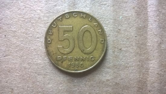 ГДР 50 пфеннигов, 1950г. (D-89)