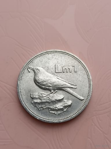 Мальта 1 лира 1986г(3)