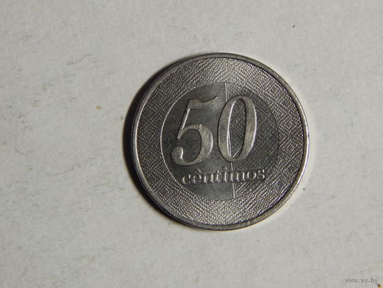 Ангола 50 сантимов 2012г UNC