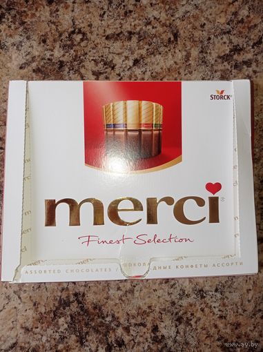 Коробка от конфет Мерси, коробка от шоколадок