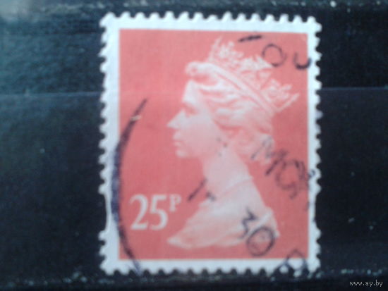 Англия 1993 Королева Елизавета 2  25 пенсов