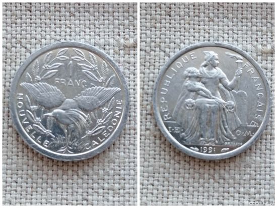 Новая Каледония 1 франк 1991/FA
