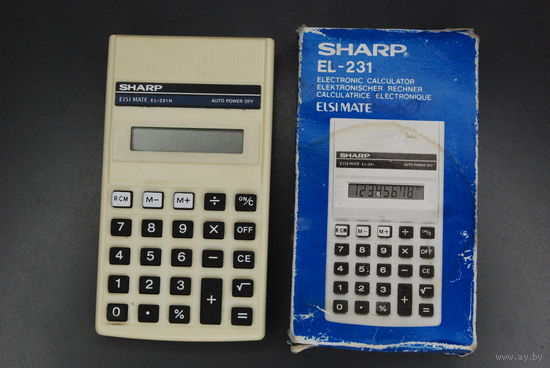 Калькулятор SHARP EL-231 Made in Japan
