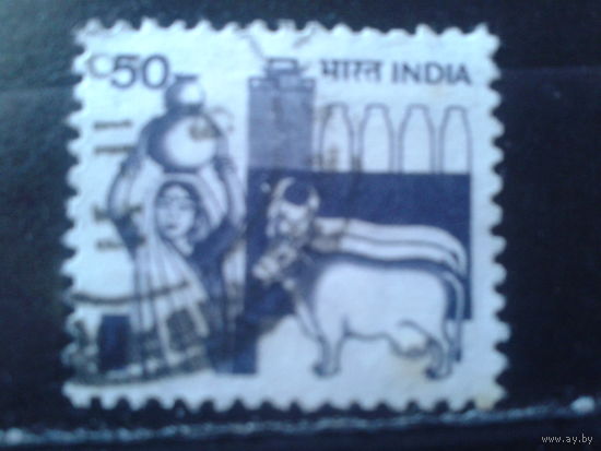 Индия 1982 Стандарт, животноводство, коровы