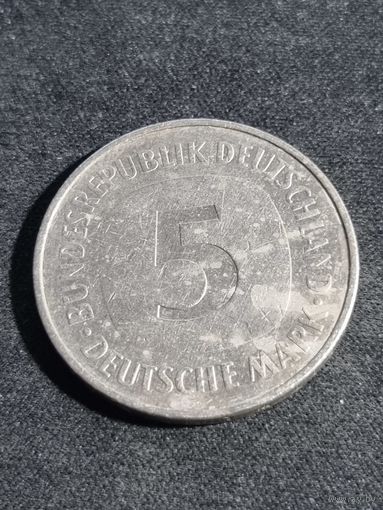 Германия  5 марок 1982 J