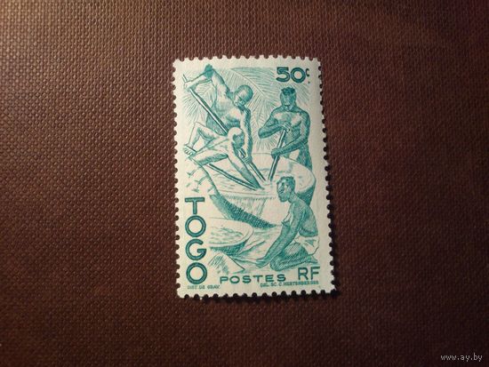 Французский Того 1947 г. Производство пальмового масла./47а/