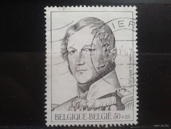 Бельгия 1999 Король Леопольд 1, генерал-лейтенант России, марка из блока Михель-4,0 евро гаш