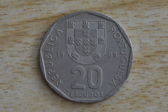 Португалия 20 эскудо 1988