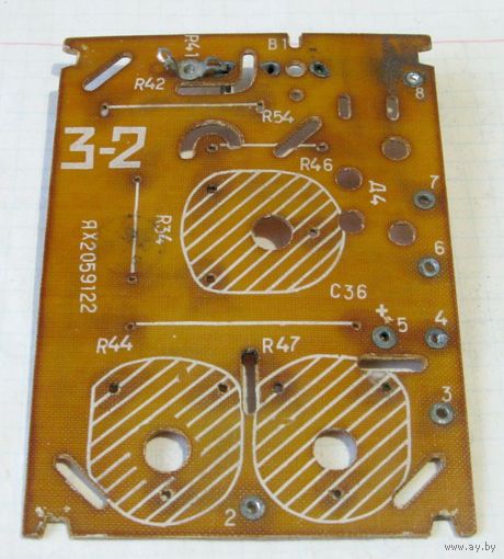 Плата монтажная для 3-х резисторов СП3-29 (Плата блока 3-2 УЛПЦТ)