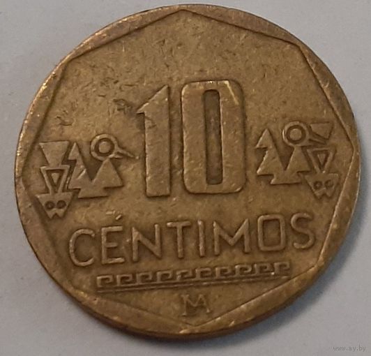 Перу 10 сентимо, 2004 (5-2-25)