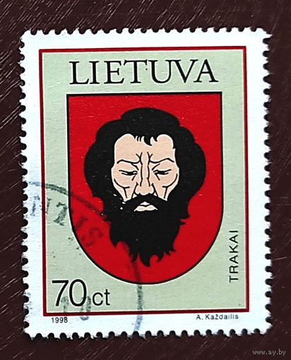 Литва, 1м герб г Тракай 1998 гаш.