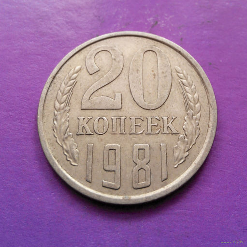 20 копеек 1981 СССР #07