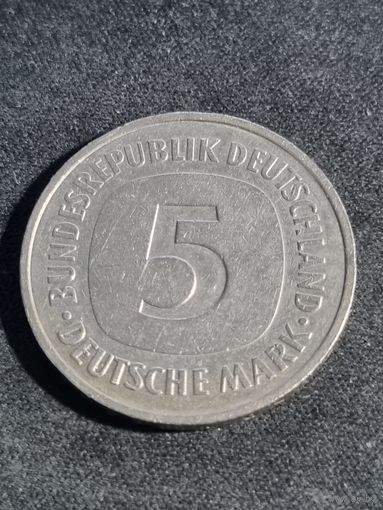 Германия  5 марок 1982 G