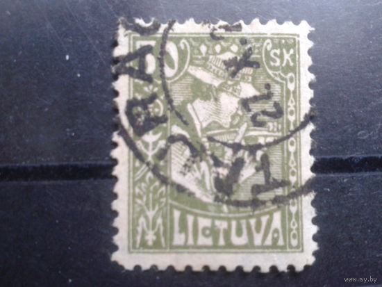 Литва, 1921, Стандарт жнец 50sk, L 11 1/4