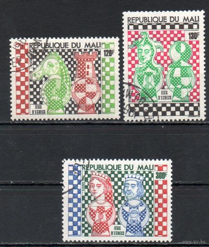 Шахматы Мали 1977 год серия из 3-х марок