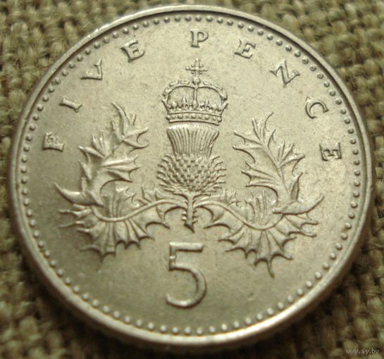 5 пенсов 1991 Британия